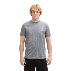 Tom Tailor Rounded hem melange t-shirt