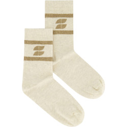 By-Bar Amsterdam Logo sparkle socks gold