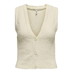 Only Onlalvilda sl waistcoat cc knt beige