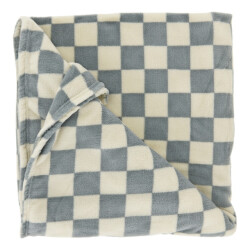 Unique Living plaid remi beach blue -150x200cm