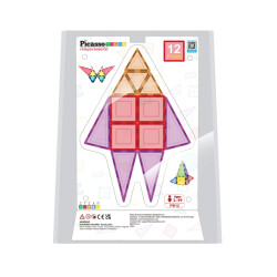 Picasso Tiles Picassotiles magnetisch speelgoed 12 delig set