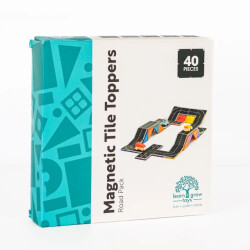 Learn and Grow Toys Learn and grow magnetische toppers weg pakket 40 delig