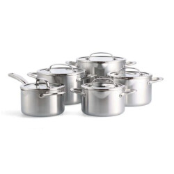 BK Cookware Bk twist pannenset materiaal 5 delig met handig afgietsysteem