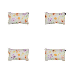 Madison sierkussen florina purple ca. 30x50 cm set van 4