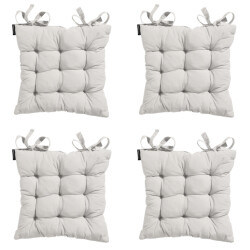 Madison zitkussen toscane napels sand ca. 46x46 cm set van 4