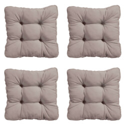 Madison zitkussen florance panama jute ca. 47x47 cm set van 4