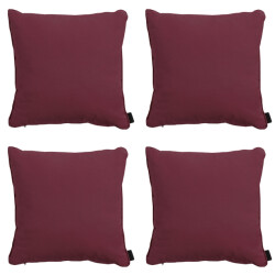 Madison sierkussen panama bordeaux ca. 60x60 cm set van 4