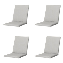 Madison stapelstoelkussen panama linnen ca. 97x49 cm set van 4