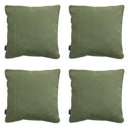 Madison sierkussen panama green ca. 45x45 cm set van 4