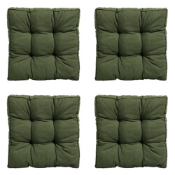Madison zitkussen florance panama green ca. 47x47 cm set van 4