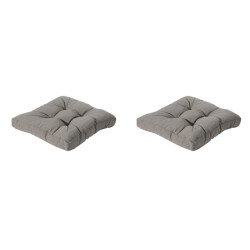 Madison florance zitkussen rib liver ca. 60x60 cm set van 2