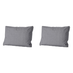 Madison lounge rugkussen oxford grey ca. 40x60 cm set van 2
