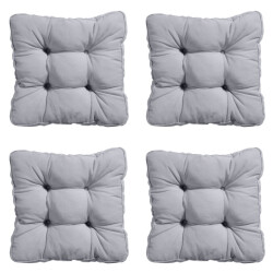 Madison zitkussen florance panama light grey ca. 47x47 cm set van 4