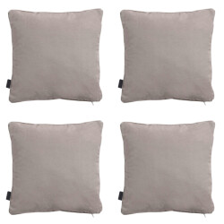 Madison sierkussen panama jute ca. 45x45 cm set van 4