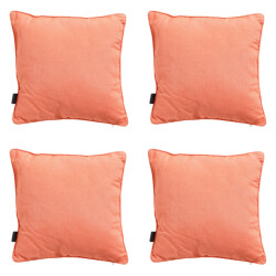 Madison sierkussen panama flame orange ca. 60x60 cm set van 4