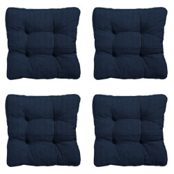 Madison zitkussen florance panama indigo ca. 47x47 cm set van 4