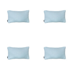 Madison sierkussen napels azure ca. 30x50 cm set van 4