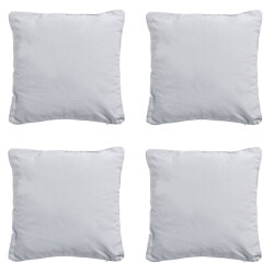 Madison sierkussen panama light grey ca. 45x45 cm set van 4