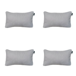 Madison sierkussen napels grey ca. 30x50 cm set van 4