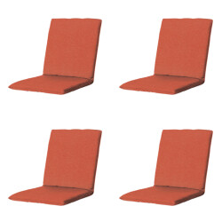 Madison stapelstoelkussen panama terra ca. 97x49 cm set van 4
