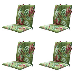 Madison stapelstoelkussen cala green ca. 97x49 cm set van 4