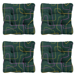 Madison zitkussen florance joah green ca. 47x47 cm set van 4