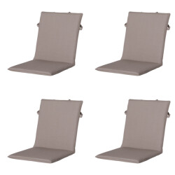 Madison stapelstoelkussen panama ca. 97x49 cm set van 4