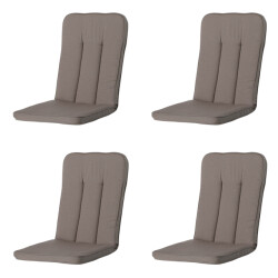 Madison tuinkussen exelsior/primero/balero rib liver ca. 110x48 cm set