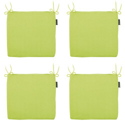 Madison zitkussen panama lime ca. 40x40 cm set van 4