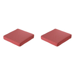 Madison lounge profi-line zitkussen manchester red ca. 60x60 cm set van 2
