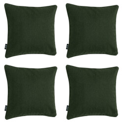 Madison sierkussen moss green canvas eco+ ca. 50x50 cm set van 4