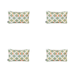 Madison sierkussen trivia green ca. 30x50 cm set van 4