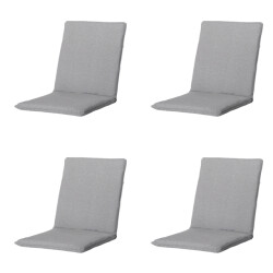 Madison stapelstoelkussen napels grey ca. 97x49 cm set van 4
