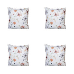 Madison sierkussen florina natural ca. 50x50 cm set van 4
