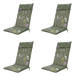 Madison tuinstoelkussen hoge rug donna green canvas eco+ ca. 120x50 cm -