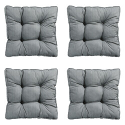 Madison zitkussen florance basic grey ca. 47x47 cm set van 4