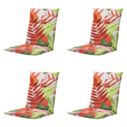 Madison tuinstoelkussen lage rug iven terra ca. 105x50 cm set van 4