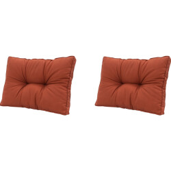 Madison florance rugkussen panama terra ca. 43x60 cm set van 2