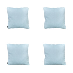 Madison sierkussen napels azure ca. 50x50 cm set van 4