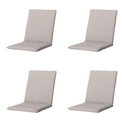 Madison stapelstoelkussen napels ca. 97x49 cm set van 4