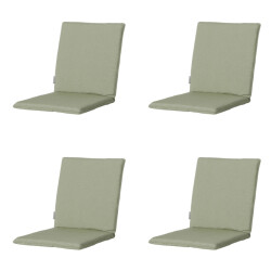 Madison stapelstoelkussen panama sage ca. 97x49 cm set van 4