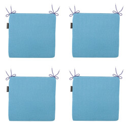 Madison zitkussen panama aqua ca. 40x40 cm set van 4