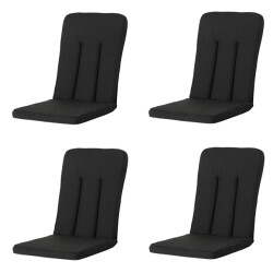 Madison tuinkussen exelsior/primero/balero rib black ca. 110x48 cm set