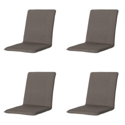 Madison stapelstoelkussen oxford ca. 97x49 cm set van 4