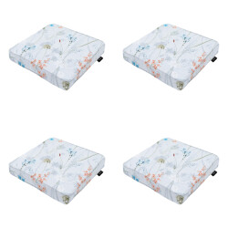 Madison zitkussen donna azure canvas eco+ ca. 40x40 cm set van 4