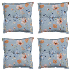 Madison zitkussen florina blue ca. 50x50 cm set van 4