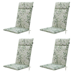 Madison tuinstoelkussen hoge rug diez ca. 120x50 cm set van 4