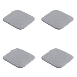 Madison zitkussen panama light grey ca. 40x40 cm set van 4