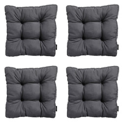Madison zitkussen florance panama grey ca. 47x47 cm set van 4