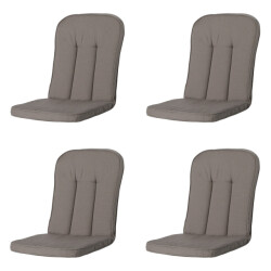 Madison tuinkussen carlo / calvia rib liver ca. 100x48 cm set van 4
